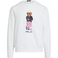 Polo Ralph Lauren GOLF BEAR SWEATER Sweatshirt weiß
