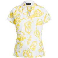 Polo Ralph Lauren V NECK POLO FLOWER PRINT Halbarm gelb