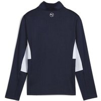 Puma Boys Pure 2.0 1/4 Zip Stretch Midlayer navy