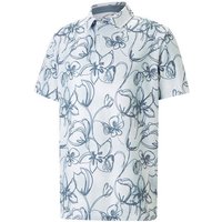 Puma Cloudspun Stems Halbarm Polo weiß