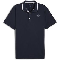 Puma Mattr Elevated Solid - LC Halbarm Polo navy