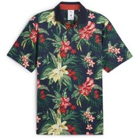 Puma PUMA x PTC FLORAL Halbarm Polo navy