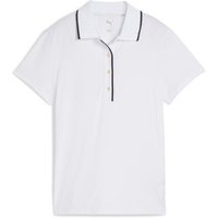 Puma W Cloudspun Bridges Halbarm Polo weiß