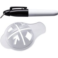 Silverline Ball Liner mit Schablone Sonstige