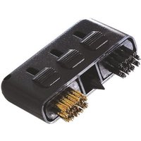 Silverline Minibürste 3in1 schwarz