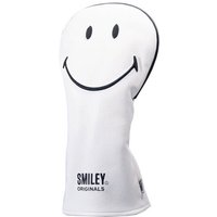 Smiley Driver Headcover weiß