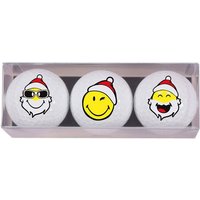 Sportiques 3er Set Weihnachtsmotiv Xmas1 weiß