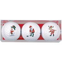 Sportiques 3er Set Weihnachtsmotiv Xmas2 weiß