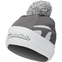 TaylorMade Bobble Beanie grau