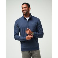 TravisMathew CLOUD QUARTER ZIP 2.0 Sweatshirt blau