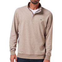 TravisMathew Cloud Quarter Zip 2.0 Sweatshirt beige