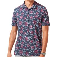 TravisMathew Featherweight Flourish Halbarm Polo schwarz