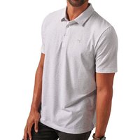 TravisMathew Free Passage Halbarm Polo weiß