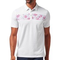TravisMathew Good Flourish Halbarm Polo weiß