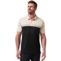 TravisMathew Hang Glide Halbarm Polo sand