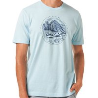 TravisMathew International Travel Halbarm T-Shirt hellblau