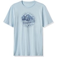 TravisMathew International Travel Halbarm T-Shirt hellblau