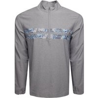 TravisMathew MOVE MOUNTAINS Stretch Midlayer hellgrau melange