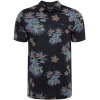 TravisMathew SECLUDED ISLAND Halbarm Polo schwarz