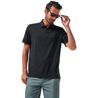 TravisMathew The Heater Halbarm Polo schwarz