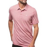 TravisMathew The Zinna Halbarm Polo rot