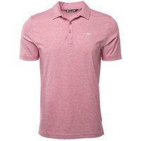 TravisMathew The Zinna Halbarm Polo rot