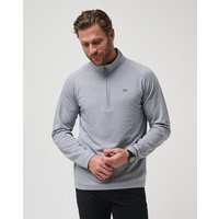 TravisMathew UPGRADED Stretch Midlayer hellgrau melange