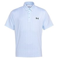 Under Armour Playoff 3.0 Club Digi Halbarm Polo hellblau