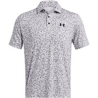 Under Armour Playoff 3.0 Doodle Print Halbarm Polo weiß