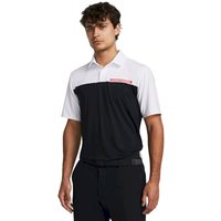 Under Armour T2G Color Block Halbarm Polo schwarz