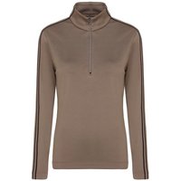 Valiente 1/2 Zip Stretch Thermo Midlayer taupe