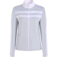 Valiente Colourblock Power- Stretch Jacke hellgrau