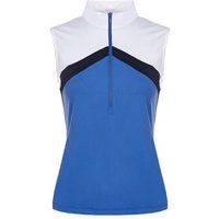 Valiente Colourblock Stehkragen ohne Arm Polo royal