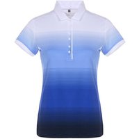 Valiente Druck Halbarm Polo blau