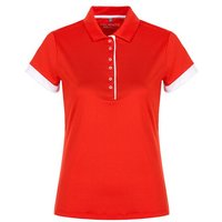 Valiente Funktions Halbarm Polo rot