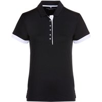 Valiente Funktions Halbarm Polo schwarz