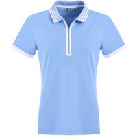 Valiente Funktions Pique Halbarm Polo hellblau