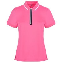 Valiente Funktions Pique Halbarm Polo pink