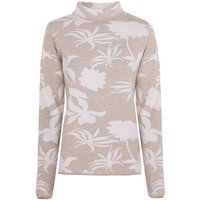 Valiente Gemustert Pullover Strick beige