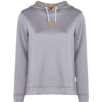 Valiente Hoodie Stretch Midlayer grau melange