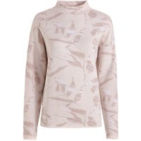 Valiente Jacquard Pullover Strick beige