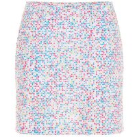 Valiente Stretch Druck kurz Skort weiß