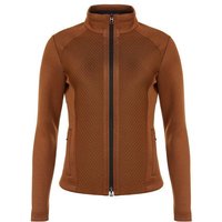 Valiente Struktur Techno Jacke Stretch braun