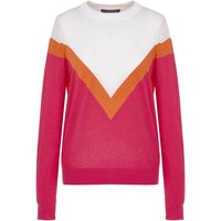 Valiente mesh Pullover Strick pink