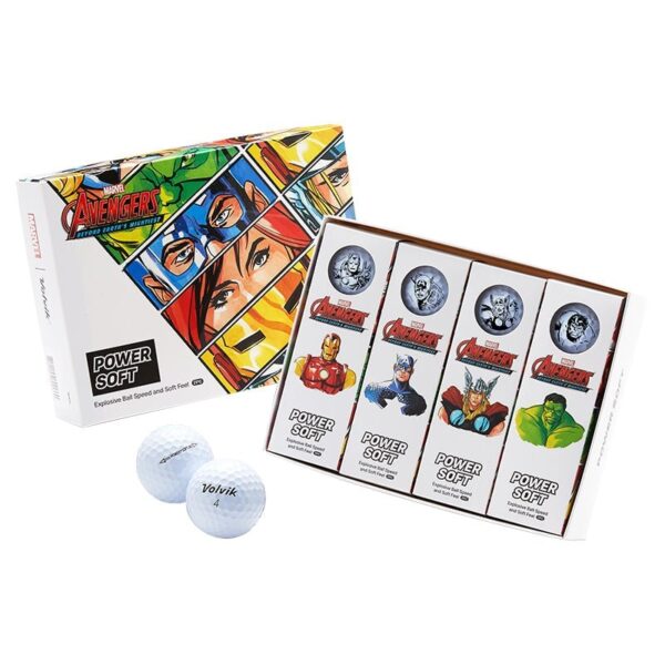 Volvik POWERSOFT Marvel Collection Golfbälle 12SStk.