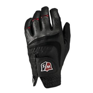 Wilson Staff GRIP plus Golfhandschuh Herren schwarz linke Hand / S