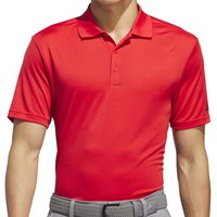 adidas ADI PERF Halbarm Polo rot