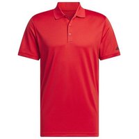 adidas ADI PERF Halbarm Polo rot