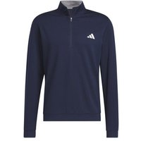 adidas Elevated Quarter-Zip Pullover Stretch Midlayer navy