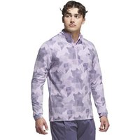 adidas GO-TO PRINT 1/4 ZIP Stretch Midlayer lila